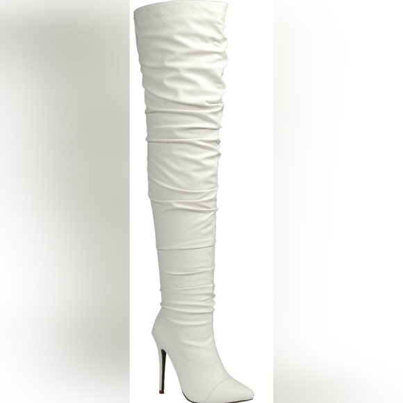 ❄️Layla snow white boots over knee - Picture 5 of 6